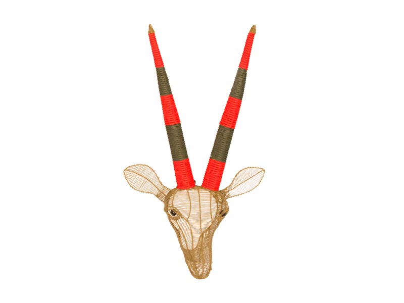 Gemsbok-khaki-green-red