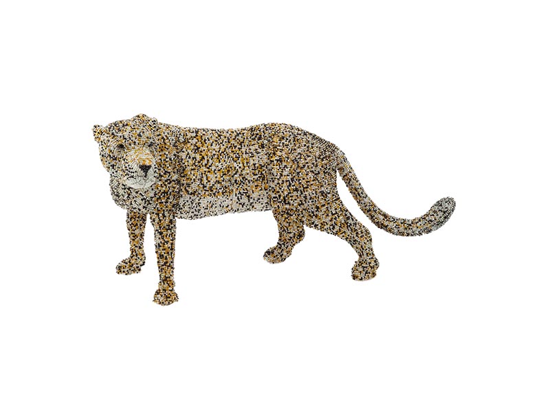 Masterpiece Bead and Wire Leopard