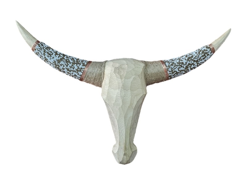Carved Nguni Head