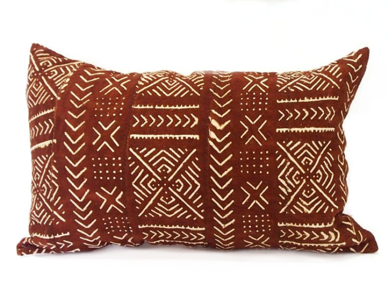 60 x 40cm Bogolan Mudcloth Cushion Covers