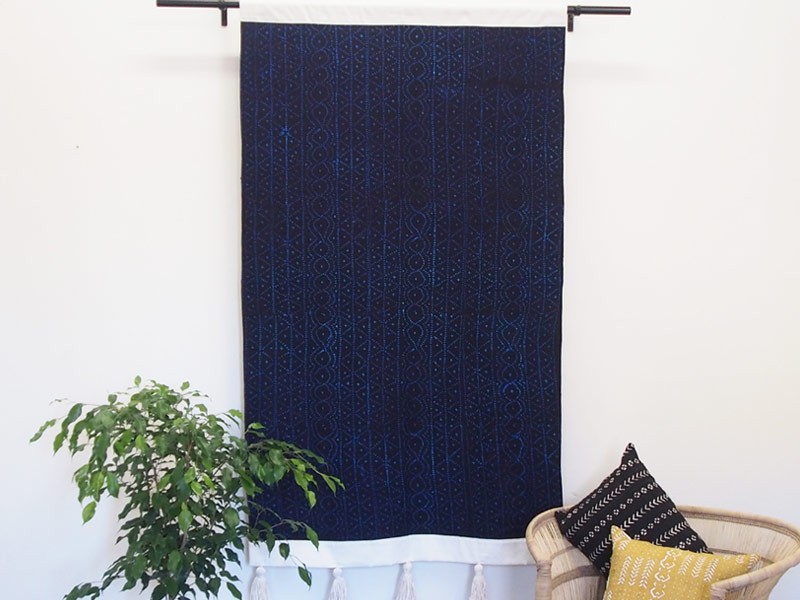 Indigo Cloth Wall Hanging