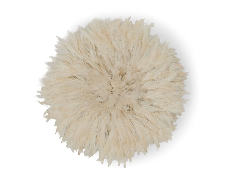Juju Feather Hat White 40cm