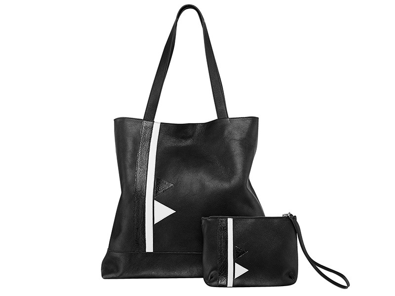 Sierra Tote - Black and White