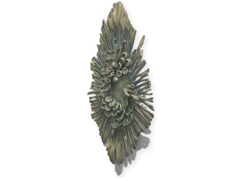 Organic Forms Ceramic Wall Sculpture &mdash; Anne-Marie Rosenstein