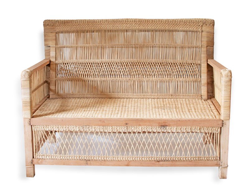 Malawi Cane Bench