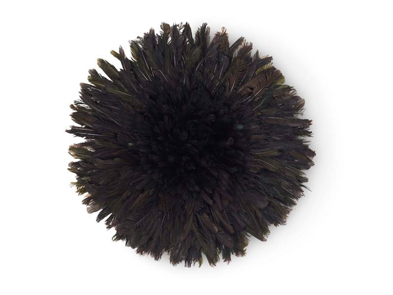 Juju Feather Hat Black