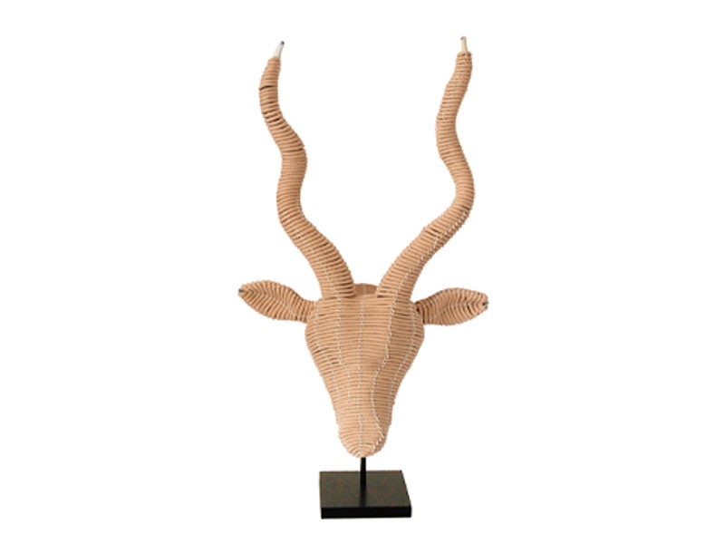 Rope Kudu Wall Hanging Natural