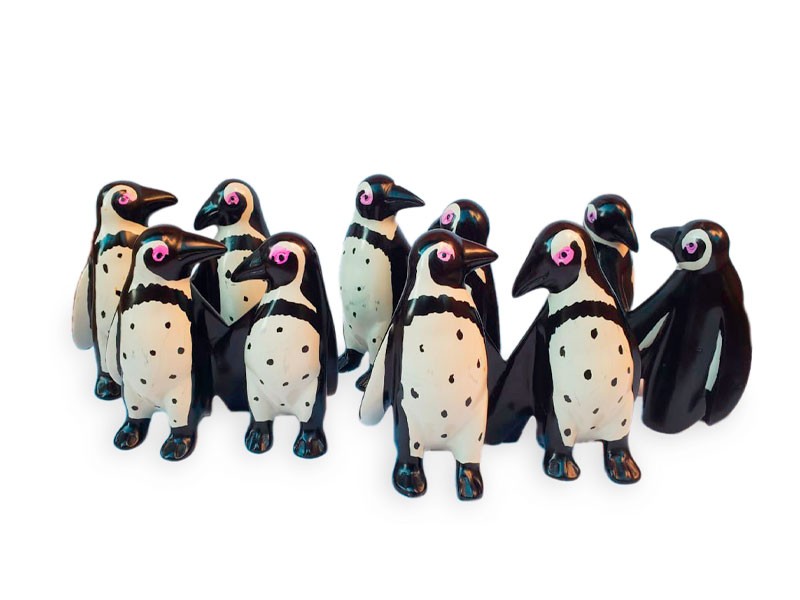 Soap Stone Penguin - Holding Hands Soap Stone Penguin - Holding Hands