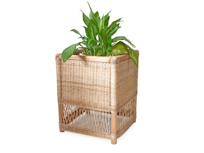 Malawi Cane Planter Box