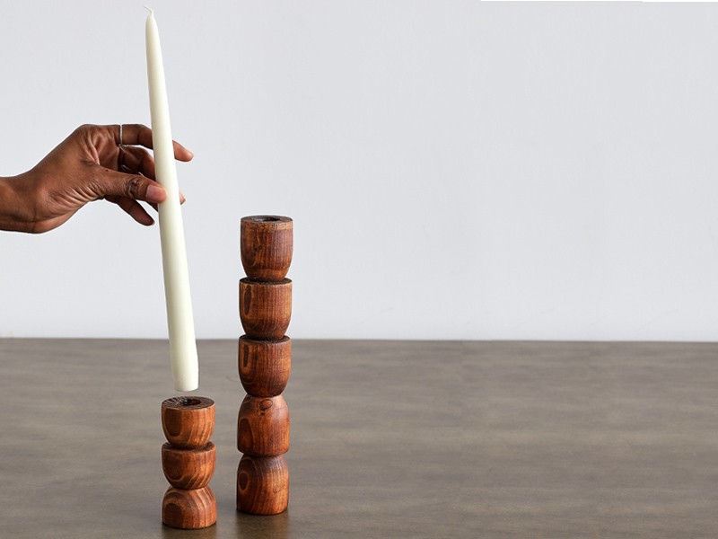 Totem Candle Holder