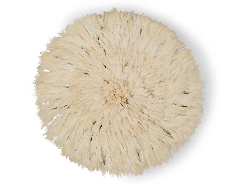 Juju Feather Hat White