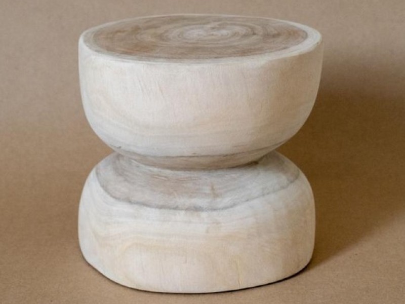 Wide Hourglass Candle Holder