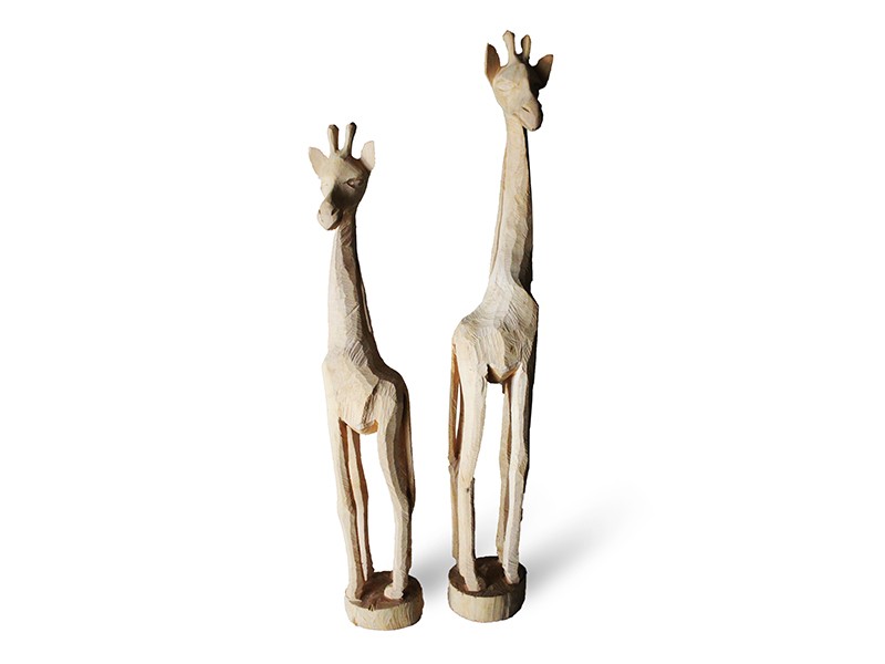 Carved Wooden Giraffe