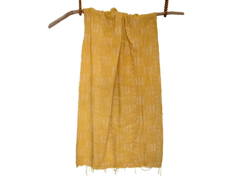 Mustard Bogolan Mud Cloth