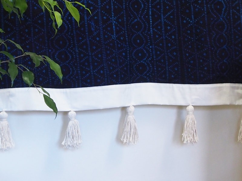 Indigo wall hanging