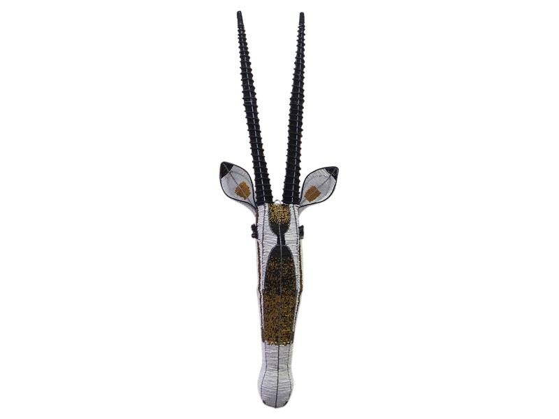 Beaded Oryx Head