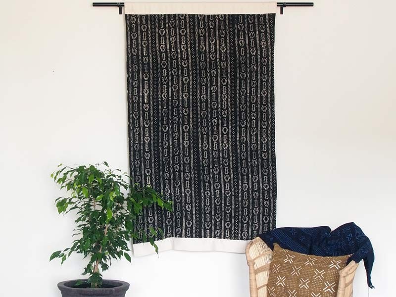 Black wall hanging