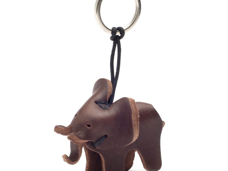 African Creative :: Elephant Key Ring | Handcrafted African Animal Keychain