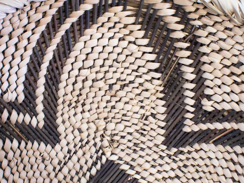 Munyumbwe Winnowing Basket - Design close up