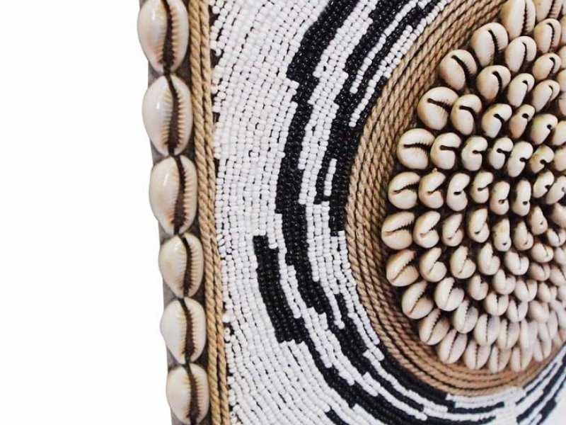 African Creative :: Rectangle Beaded Shield - 4