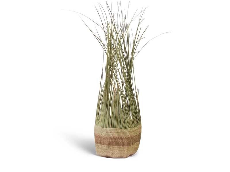 Tassel Basket_Natural Stripe_Large