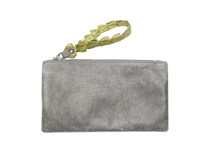 Kelly Clutch - Croc - Medium - Leather With Crocodile Flap & Wristlet