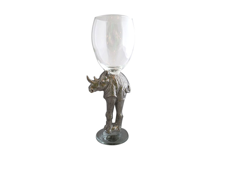 Large Animal Wine Glass