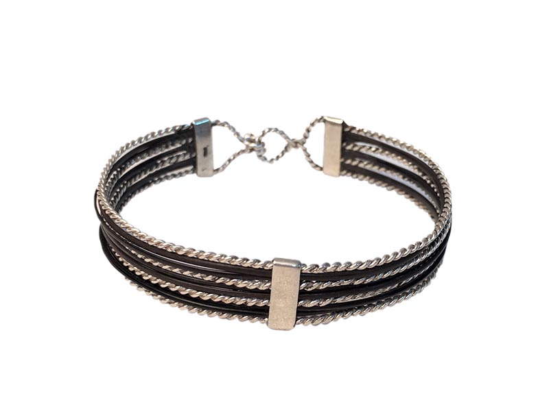 African Creative Unisex Twsted Wire Elephanthair Bangle